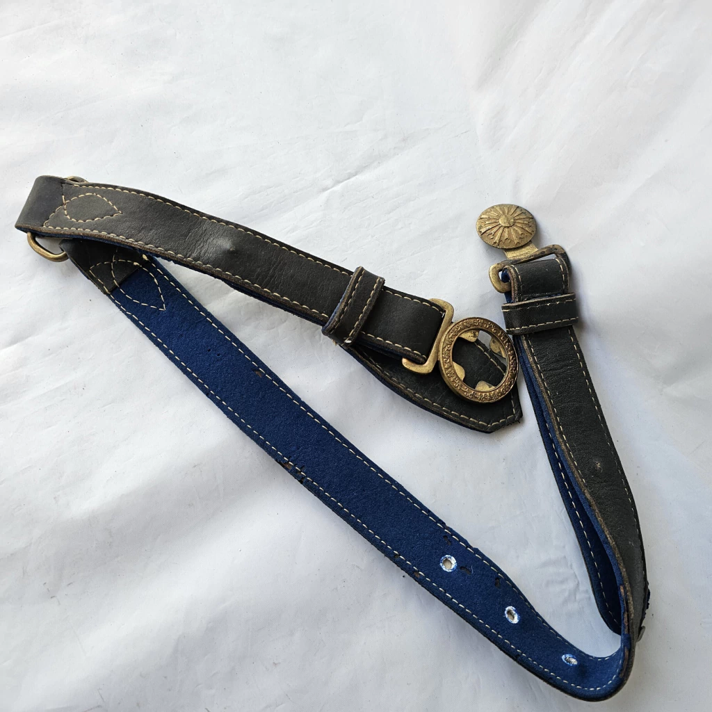 Cinto de espada Oficial Exército Japão Segunda Guerra WW2 - Imagem 6
