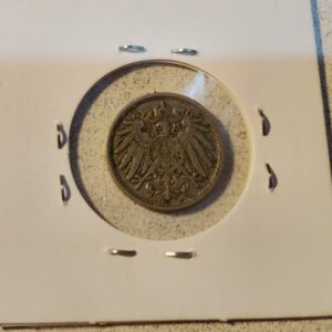 Império Alemão 1908 5 Pfennig