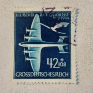 Selo Alemão Deutsche Luftpostdienst 1944 – Grossdeutsches Reich WWII